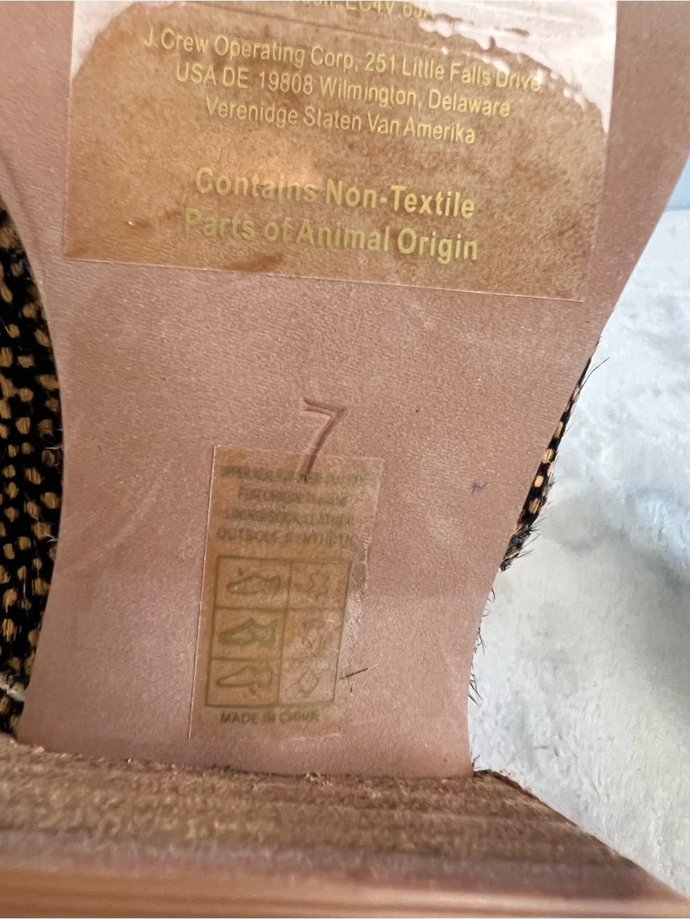 Madewell Lucie Spotted Calf Hair Cutout Booties NWOT 7